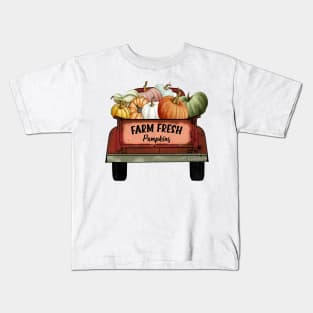 Farm fresh pumpkins Kids T-Shirt